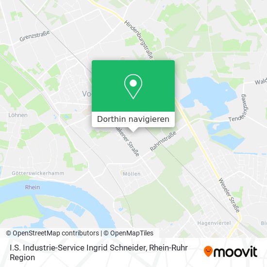 I.S. Industrie-Service Ingrid Schneider Karte