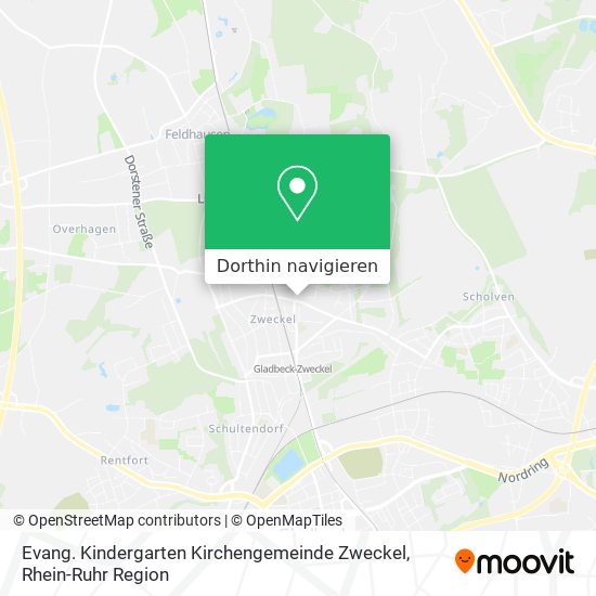 Evang. Kindergarten Kirchengemeinde Zweckel Karte