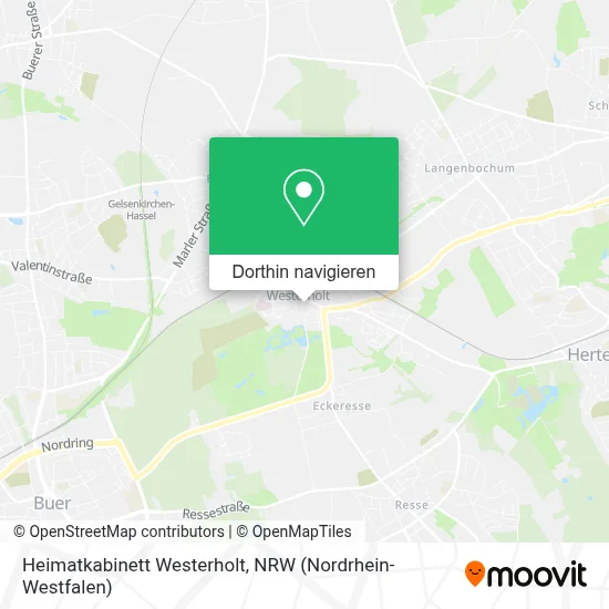 Heimatkabinett Westerholt Karte