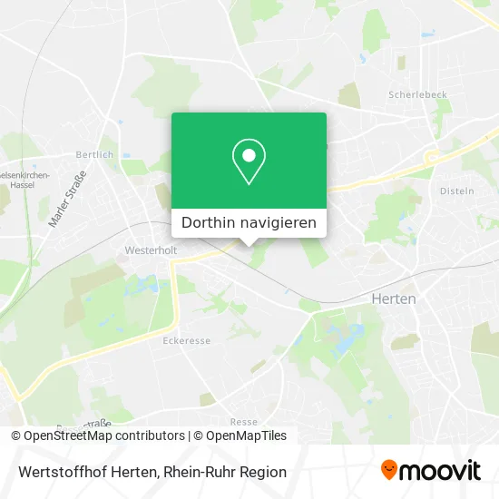 Wertstoffhof Herten Karte