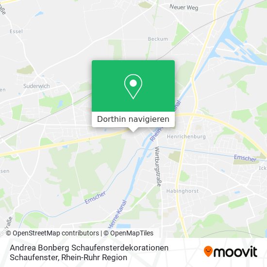 Andrea Bonberg Schaufensterdekorationen Schaufenster Karte