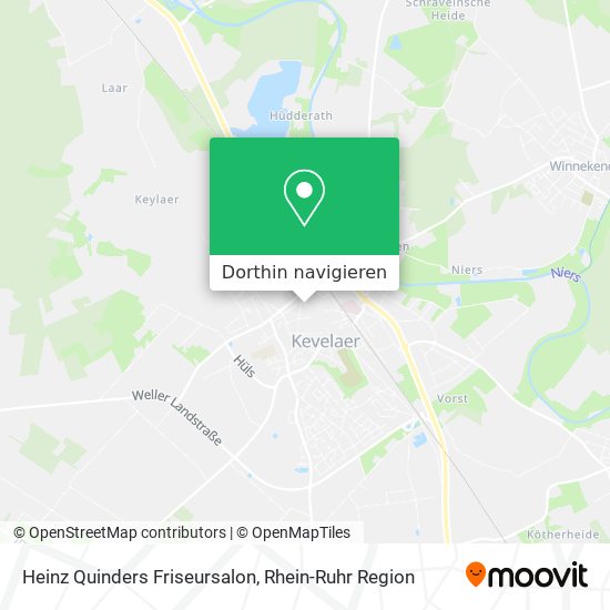 Heinz Quinders Friseursalon Karte