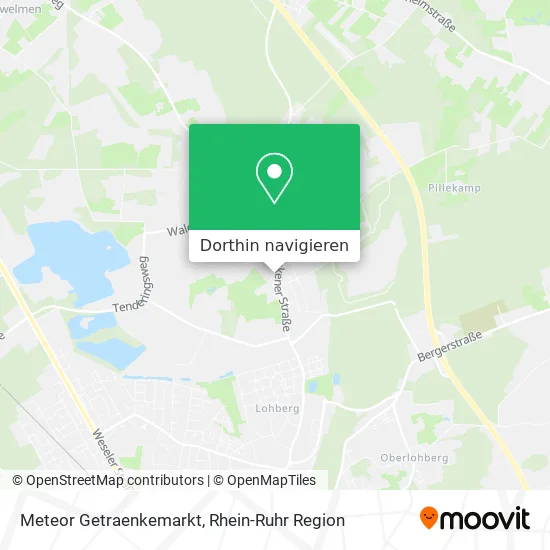 Meteor Getraenkemarkt Karte