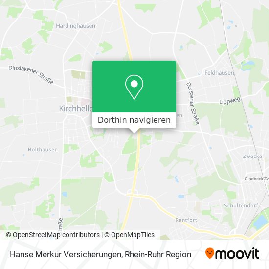 Hanse Merkur Versicherungen Karte