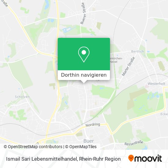 Ismail Sari Lebensmittelhandel Karte