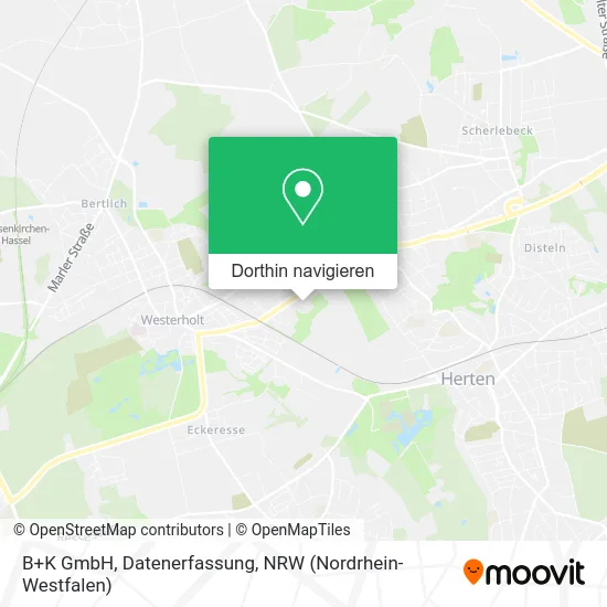 B+K GmbH, Datenerfassung Karte