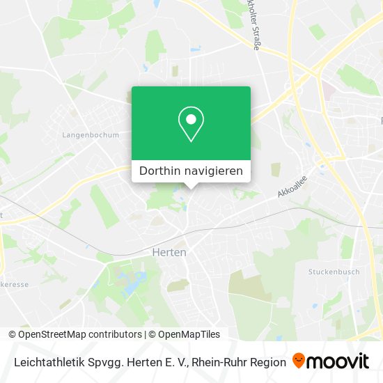 Leichtathletik Spvgg. Herten E. V. Karte
