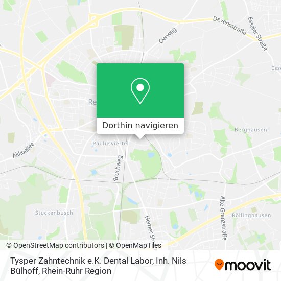 Tysper Zahntechnik e.K. Dental Labor, Inh. Nils Bülhoff Karte