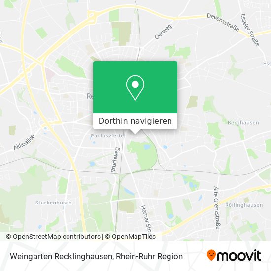 Weingarten Recklinghausen Karte