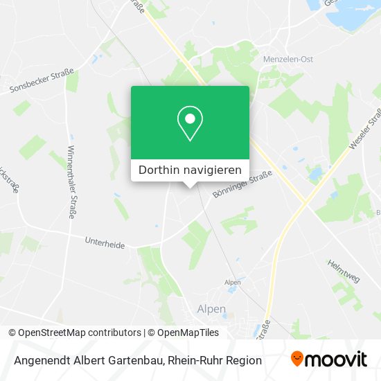 Angenendt Albert Gartenbau Karte