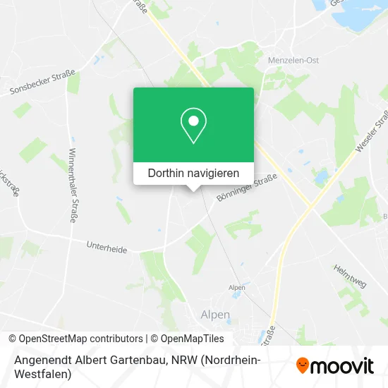 Angenendt Albert Gartenbau Karte