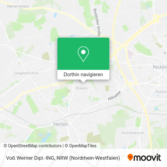 Voß Werner Dipl.-ING Karte