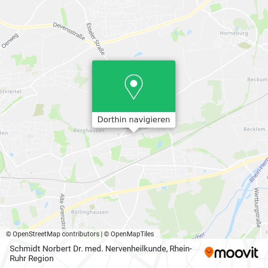 Schmidt Norbert Dr. med. Nervenheilkunde Karte