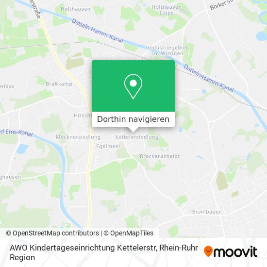 AWO Kindertageseinrichtung Kettelerstr Karte