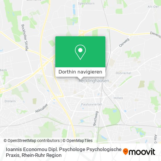Ioannis Economou Dipl. Psychologe Psychologische Praxis Karte