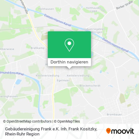 Gebäudereinigung Frank e.K. Inh. Frank Kositzky Karte