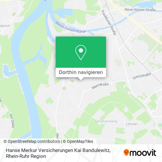 Hanse Merkur Versicherungen Kai Bandulewitz Karte