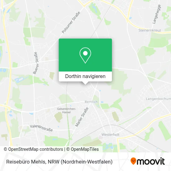 Reisebüro Mehls Karte