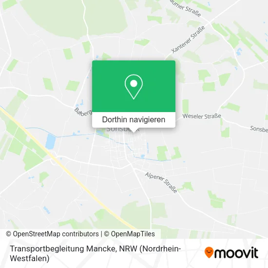 Transportbegleitung Mancke Karte