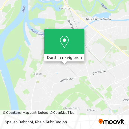 Spellen Bahnhof Karte