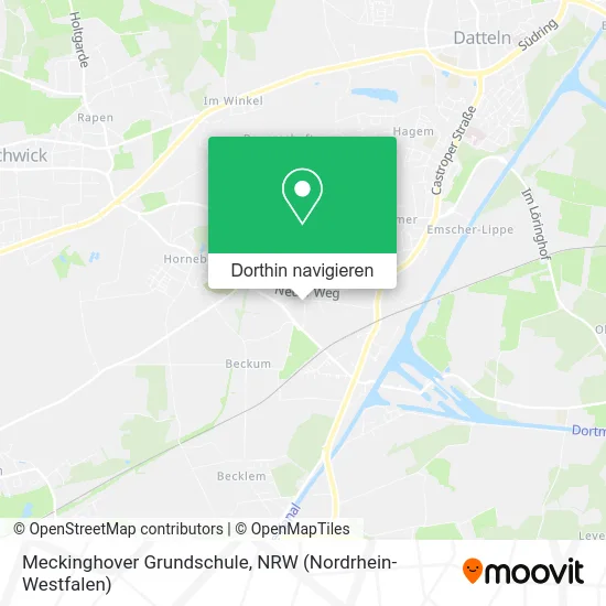Meckinghover Grundschule Karte