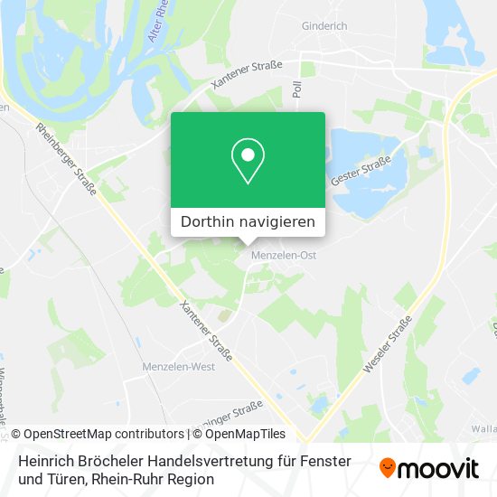Heinrich Bröcheler Handelsvertretung für Fenster und Türen Karte