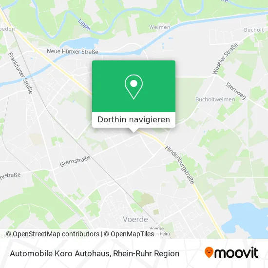 Automobile Koro Autohaus Karte