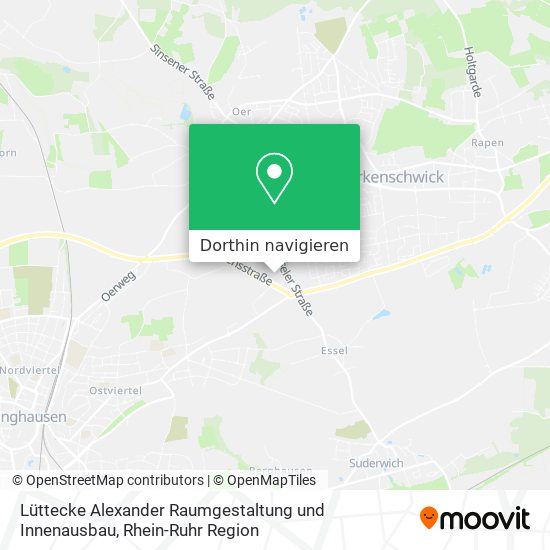 Lüttecke Alexander Raumgestaltung und Innenausbau Karte
