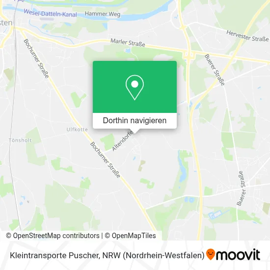Kleintransporte Puscher Karte