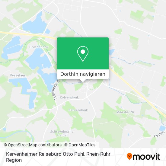 Kervenheimer Reisebüro Otto Puhl Karte