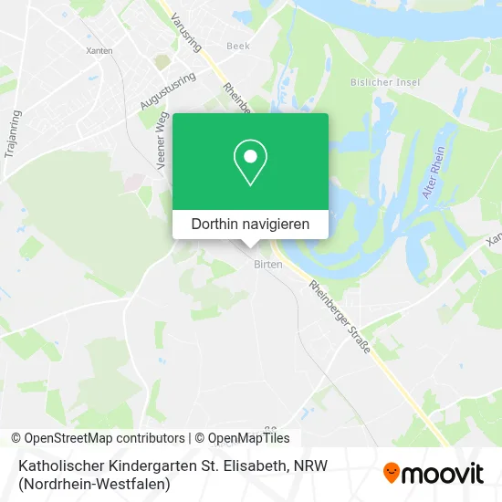 Katholischer Kindergarten St. Elisabeth Karte