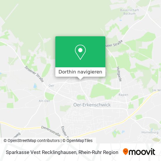 Sparkasse Vest Recklinghausen Karte