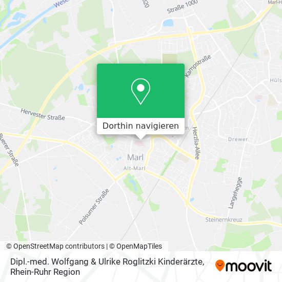 Dipl.-med. Wolfgang & Ulrike Roglitzki Kinderärzte Karte