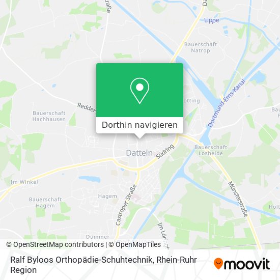 Ralf Byloos Orthopädie-Schuhtechnik Karte