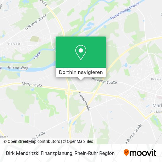 Dirk Mendritzki Finanzplanung Karte