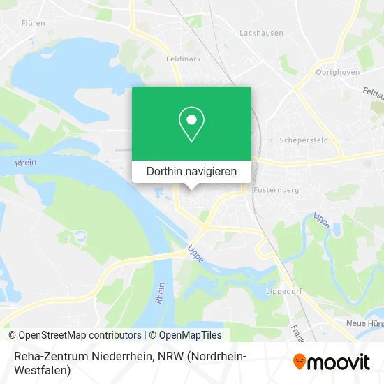 Reha-Zentrum Niederrhein Karte