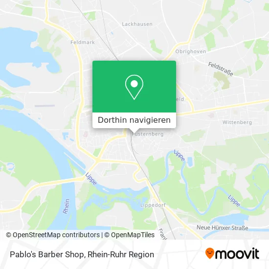 Pablo's Barber Shop Karte