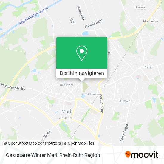 Gaststätte Winter Marl Karte