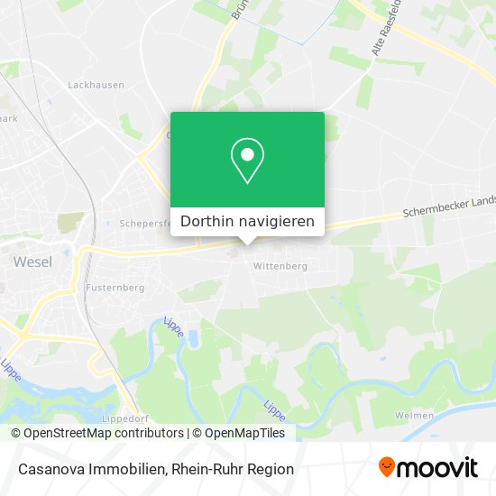 Casanova Immobilien Karte