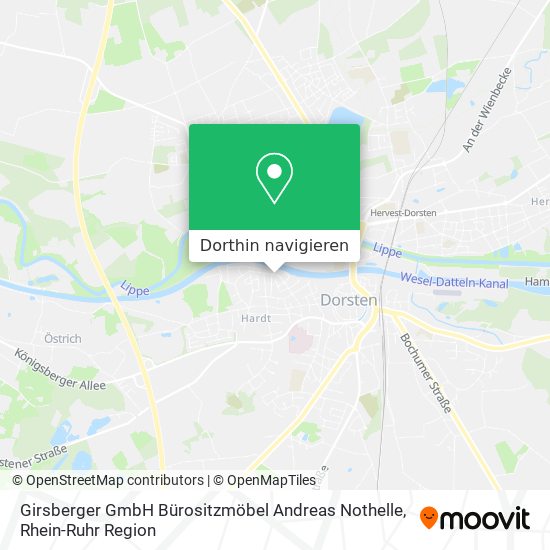 Girsberger GmbH Bürositzmöbel Andreas Nothelle Karte