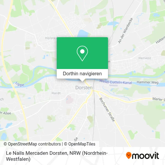 Le Nails Mercaden Dorsten Karte