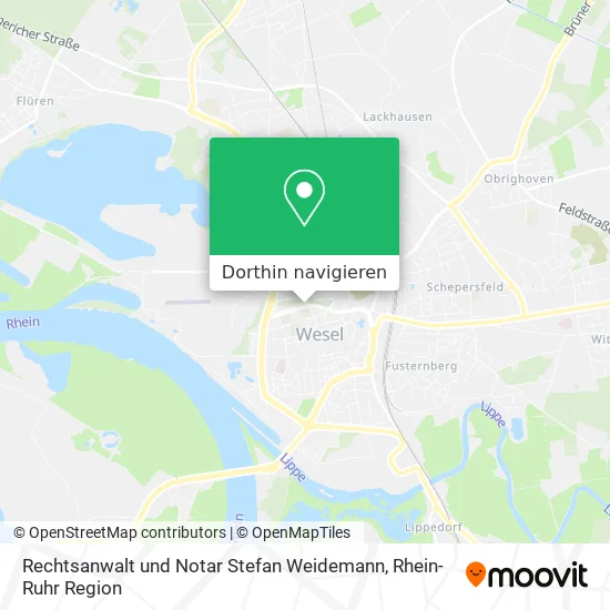 Rechtsanwalt und Notar Stefan Weidemann Karte