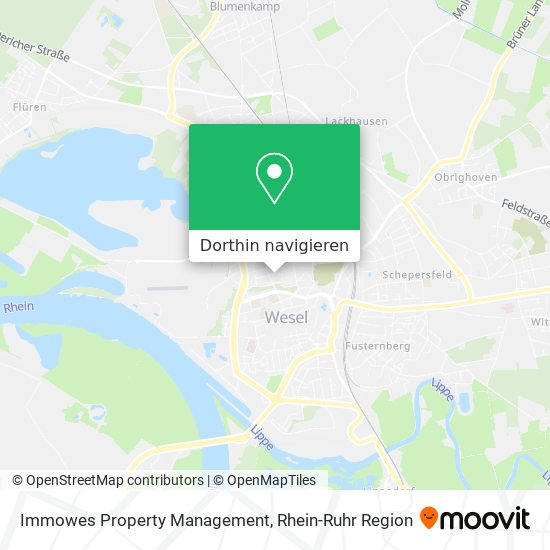 Immowes Property Management Karte