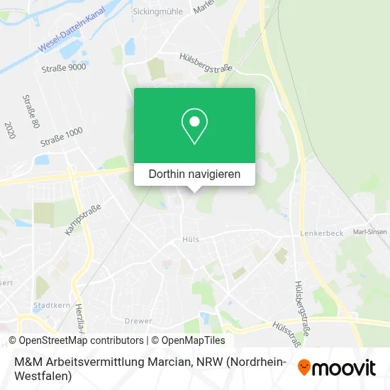 M&M Arbeitsvermittlung Marcian Karte