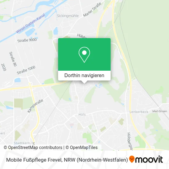Mobile Fußpflege Frevel Karte
