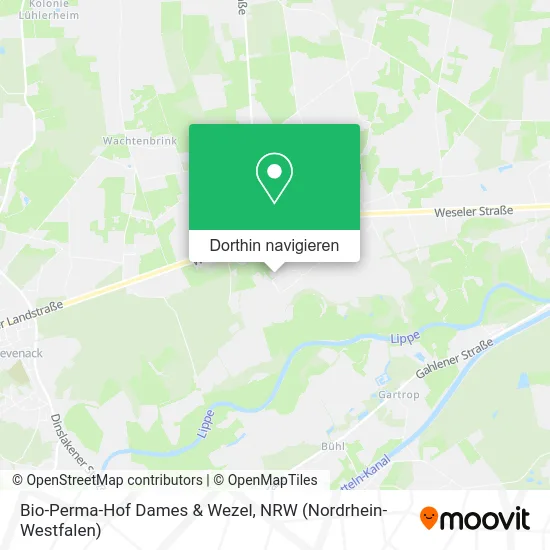 Bio-Perma-Hof Dames & Wezel Karte