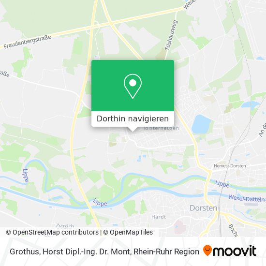 Grothus, Horst Dipl.-Ing. Dr. Mont Karte