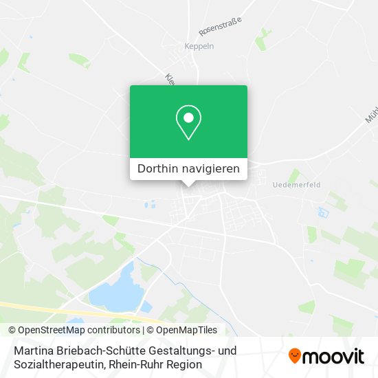 Martina Briebach-Schütte Gestaltungs- und Sozialtherapeutin Karte