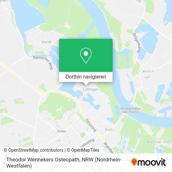 Theodor Wennekers Osteopath Karte