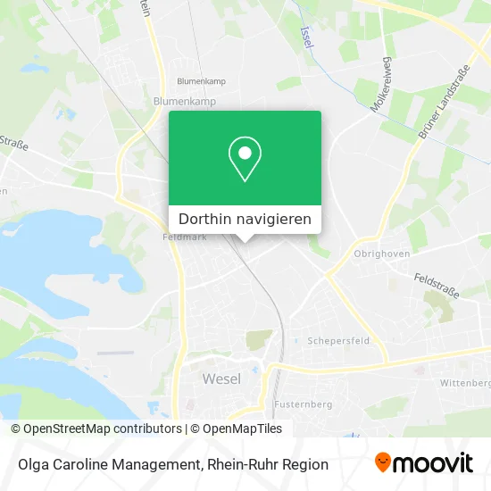 Olga Caroline Management Karte